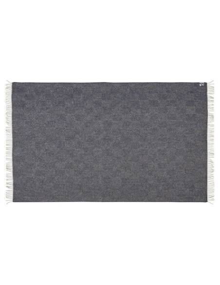 Plaids gris et écru en pure laine scandinave 