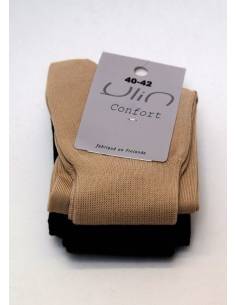 Women's and men's non-compressible cotton socks for sensitive legs 2