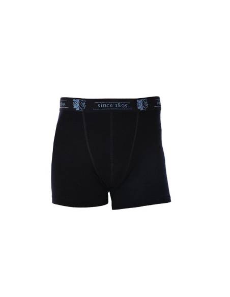 Boxer homme en pure laine mérinos noir