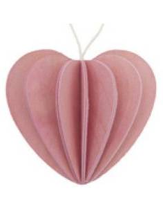 Wood decor heart and postcard Birch LOVI 2