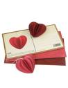Wood decor heart and postcard Birch LOVI