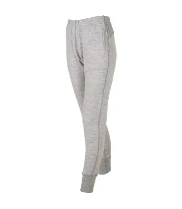 Women's pure merinowool tracksuit pants grey