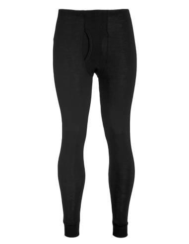 Caleçon homme en pure laine et soie noir