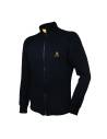 Veste jogging homme 100% laine mérinos noir