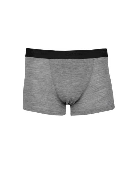 Boxers homme pure laine mérinos gris
