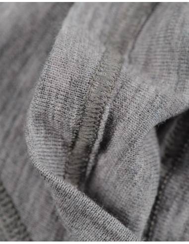 Boxers homme pure laine mérinos gris