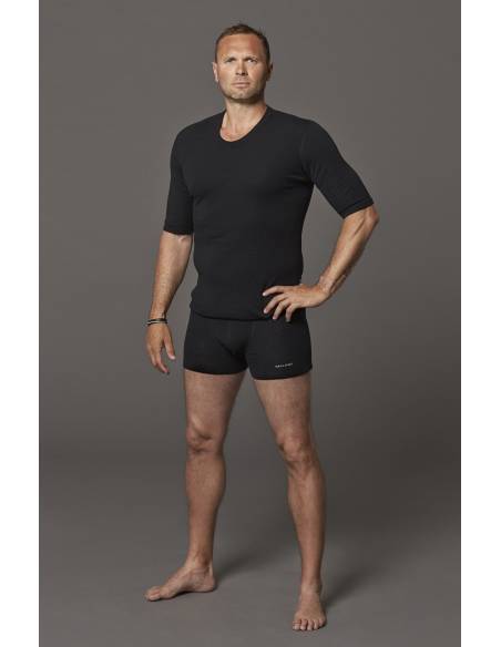 calzoncillos de hombre  de pura lana merino azul  negro