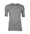 Green or grey men t-shirt pure Merino Wool
