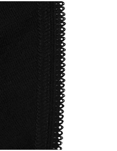 Braguitas para mujer de lana merino pura negro