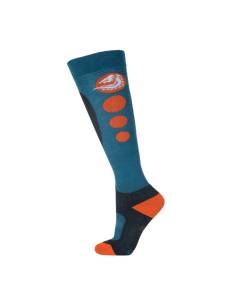 Skiing knee high wool socks
