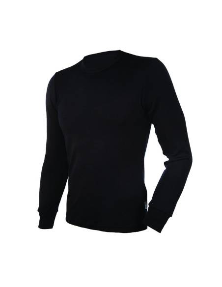 Shirt men long sleeve merino wool