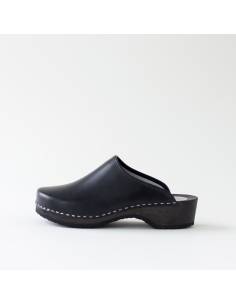 Sabots finlandais en bois et cuir homme choco 2