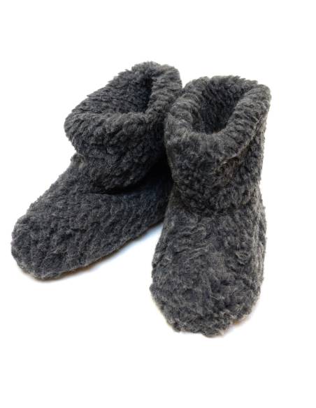 pure wool slippers off white