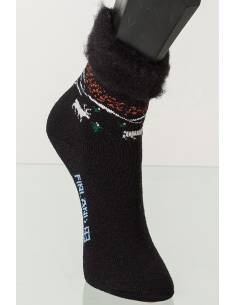 Cocoon in Navy wool socks 2