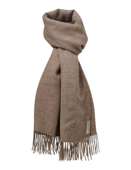 Echarpes luxueuses en baby ALPAGA noisette