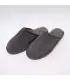 men's Slippers grey in genuine lambskin -thermotherapy