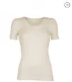 Ropa interior de mujer: T-shirt mujer cálida y suave pura Lana Merino