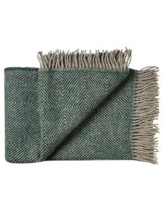 Throws herringbone in pure Virgin wool 140 x 240 cm 2