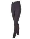 Woman black, off-white Merino Wool leggings, lace
