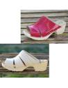 Schwedische Holz PU schuhe Frau 5 cm Absätzen matt oder Lack Leder