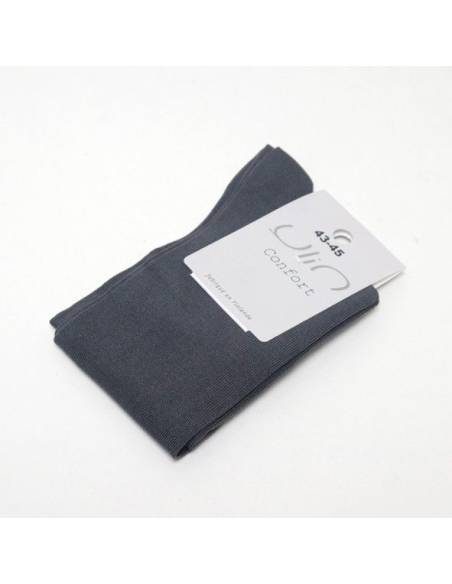 Chaussettes  fil d'écosse homme gris moyen