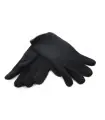 Handschuh reine merinowolle für Damen grau oder schwarz