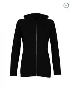 women's shirt long sleeves in pure merino wool red 2