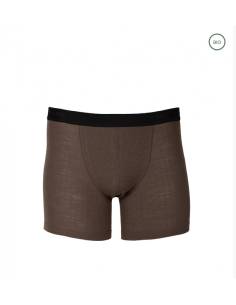 Boxer Homme maille côtelée bleu pure laine mérinos BLEU 179 2