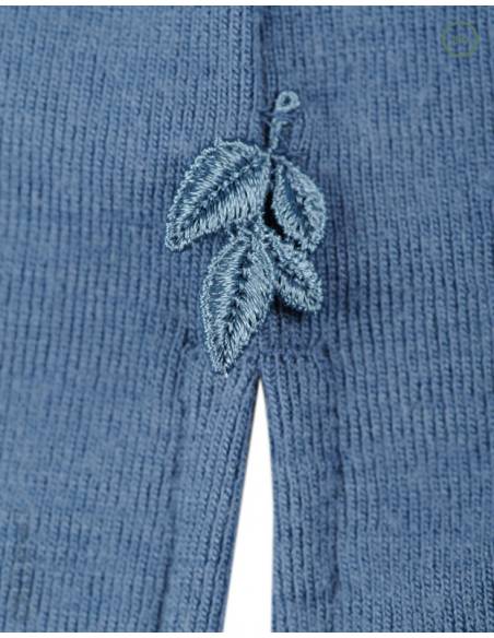 Merino Rippshirt für Damen dunkelgrau oder schwartz meliert