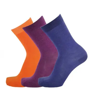 chaussettes 90% laine mérinos à jacquard nordique