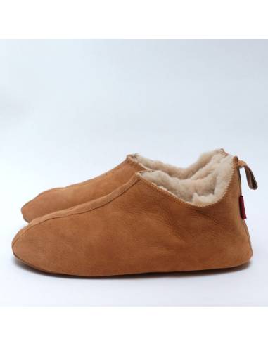 Men's nordic slippers in guenuine lambskin