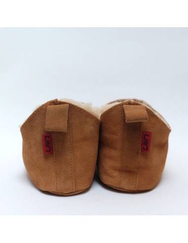 Men's nordic slippers in guenuine lambskin
