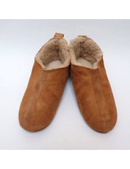 Men's nordic slippers in guenuine lambskin