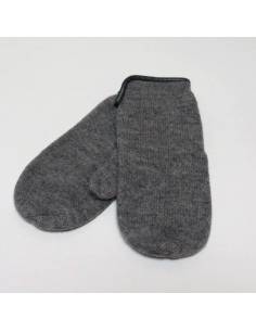 purple pink  gloves in pure merinowool for Women 2