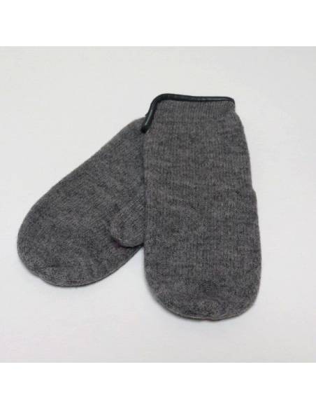 rosa guantes de pura Lana merino Mujer