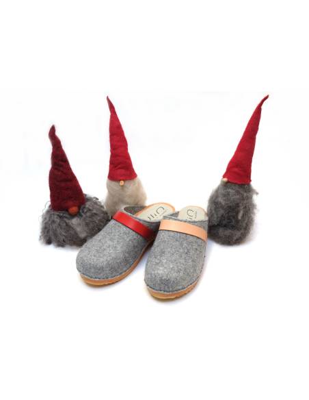  Damen Schwedische Holzschuhe und Leder    