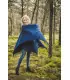 Women cape in pure new wool warme and soft