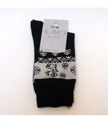 Women's merino wool socks jacquard
