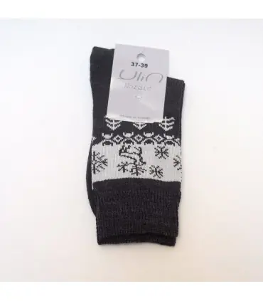 Women's merino wool socks jacquard