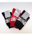 Socken Frauen Merinowolle Nordic Muster, hergestellt in Finnland