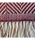 Pure scandinavian wool trhows herringbone pattern modern soft and silky
