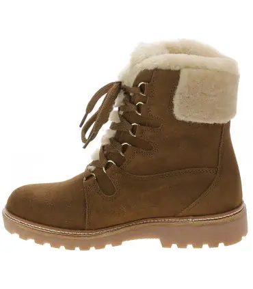 Women's snow boot hydro repellent natural York leather upper Olang Meribel