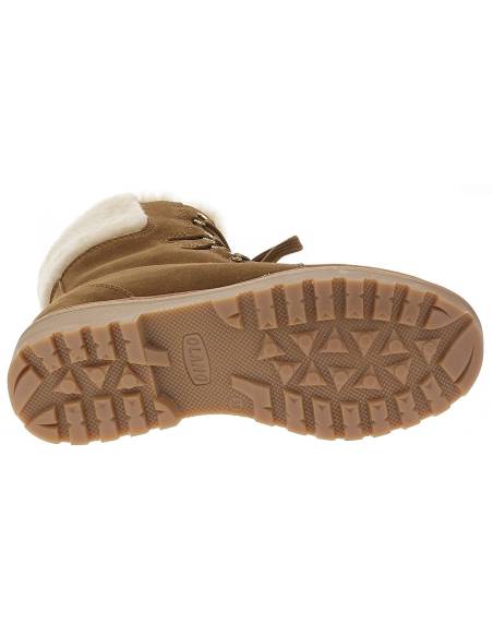 Women's snow boot hydro repellent natural York leather upper Olang Meribel