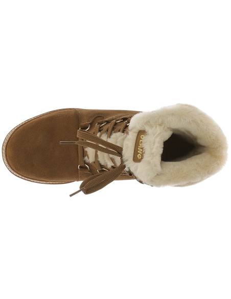 Bottes grands froids en cuir hydrofuge pour femme - Olang Meribel