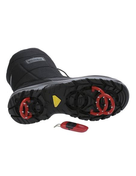 Bottes de neige avec crampons amovibles anti-glisse Olang