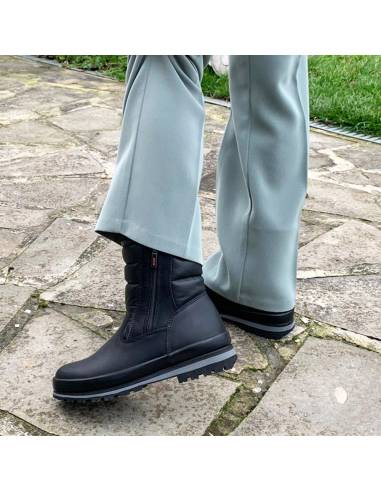 Men's snow boot hydro repellent natural York leather upper Olang Orion