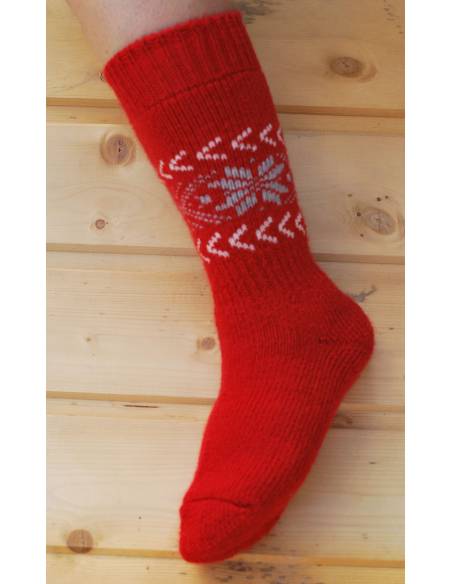 Nordic socks Red