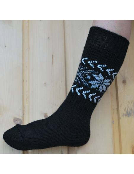 chaussettes nordiques noires