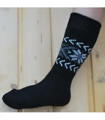 chaussettes nordiques noires