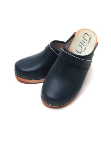 Damen Schwedische Holzschuhe und Leder